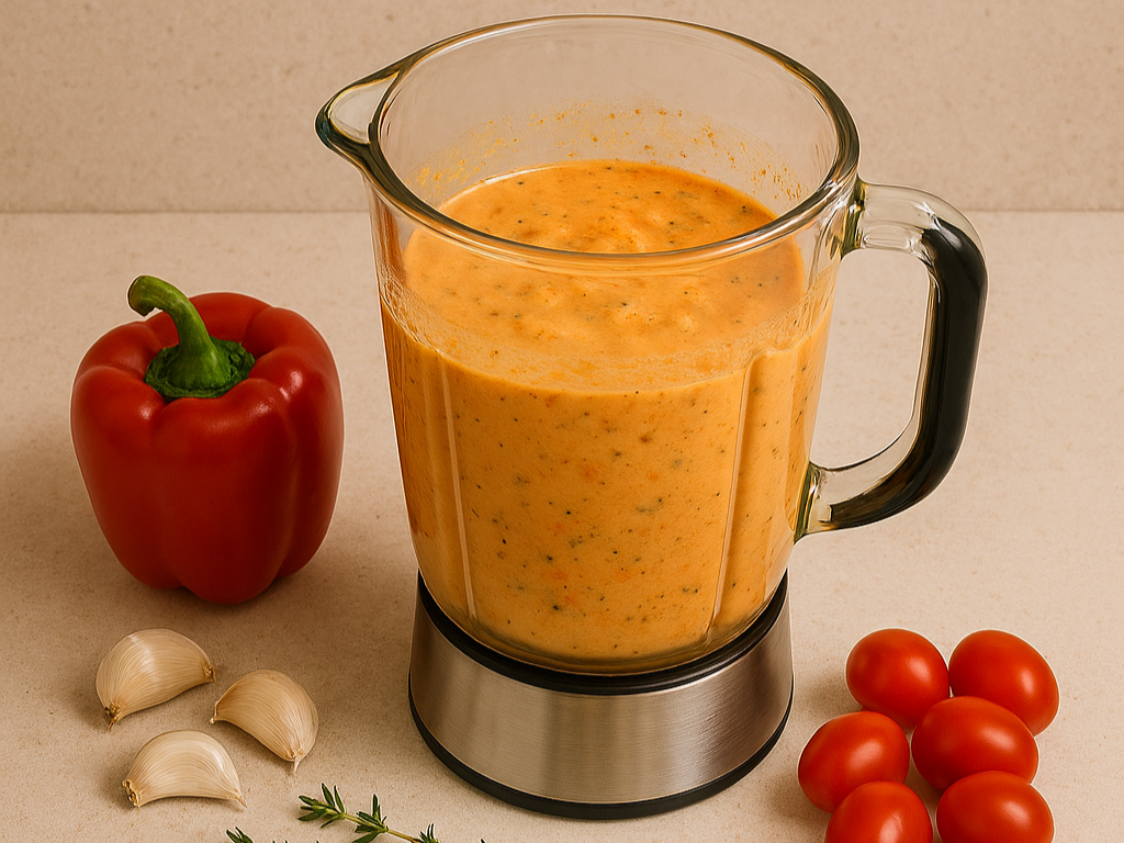 Verse pastasaus uit de blender